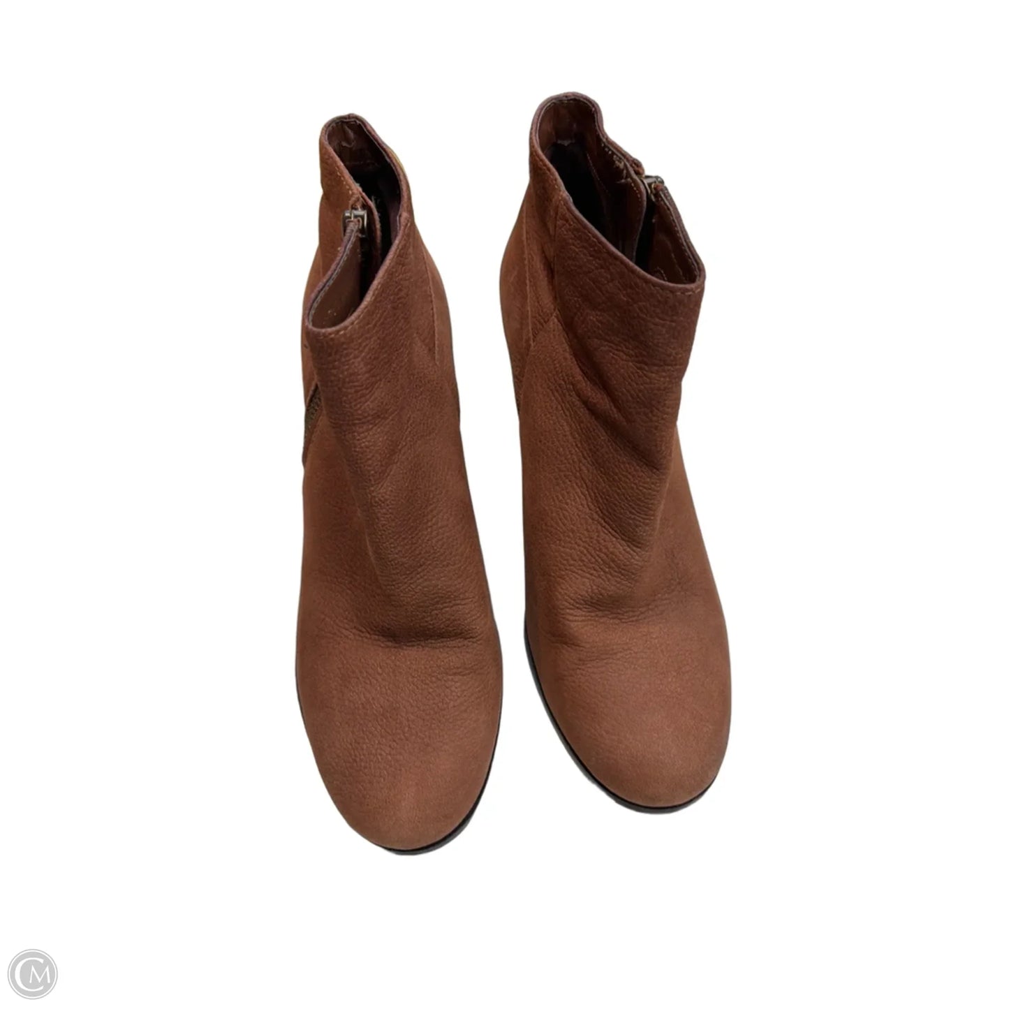 Boots Ankle Heels By Cole-haan In Brown, Size: 8