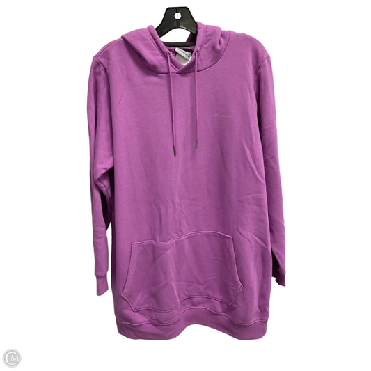 Sweatshirt Hoodie By Columbia In Purple, Size: Xl
