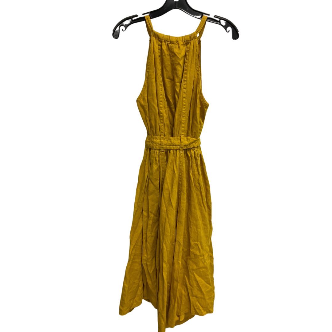 Dress Casual Maxi By Banana Republic In Yellow, Size: M