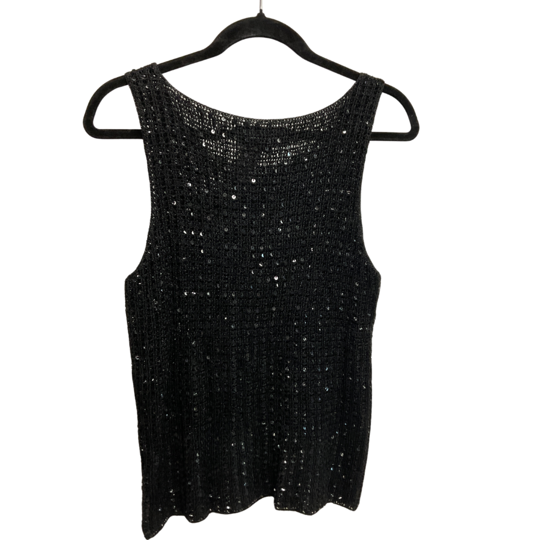 Tank Top By Ellen Tracy In Black, Size: M