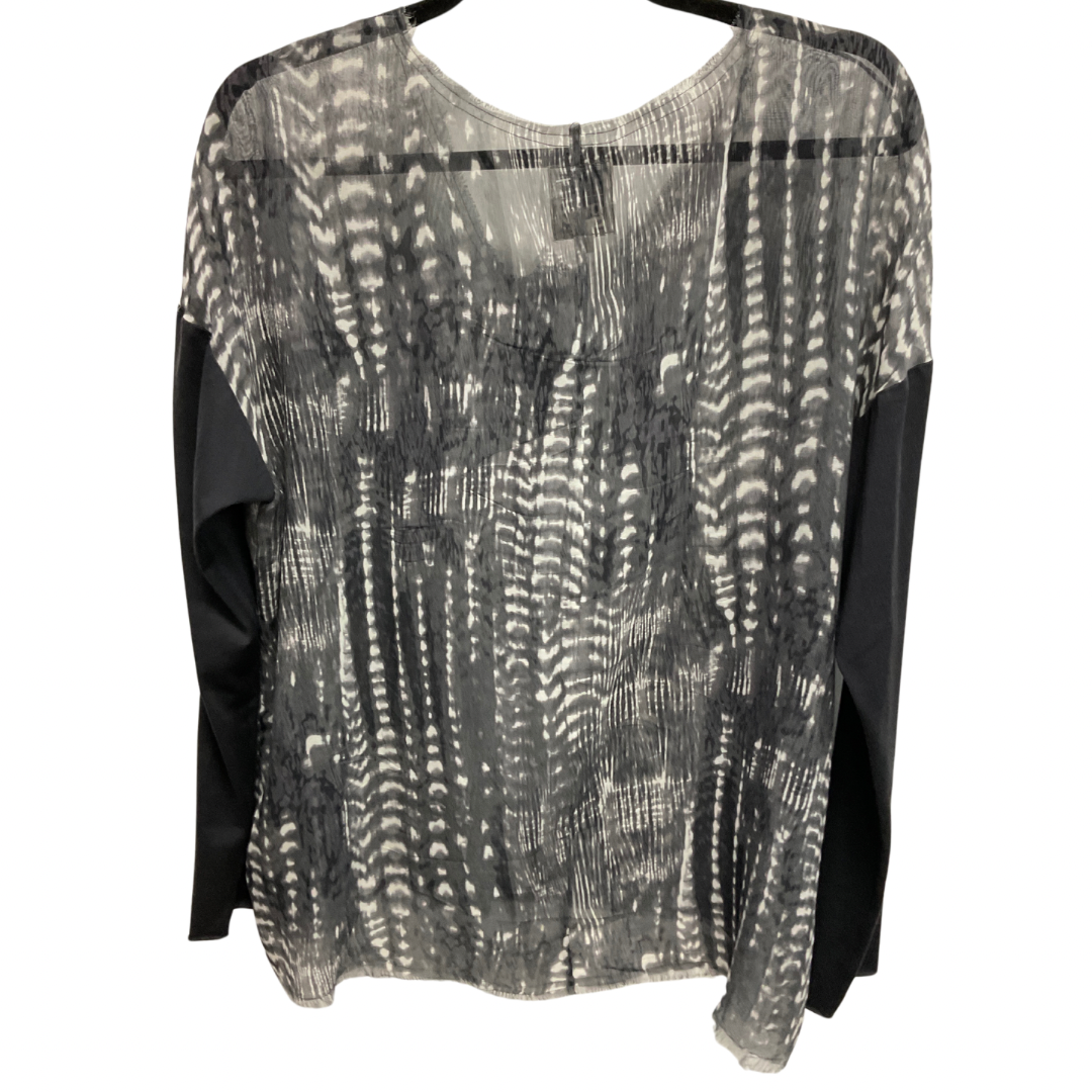 Top Long Sleeve By Clothes Mentor In Grey, Size: M