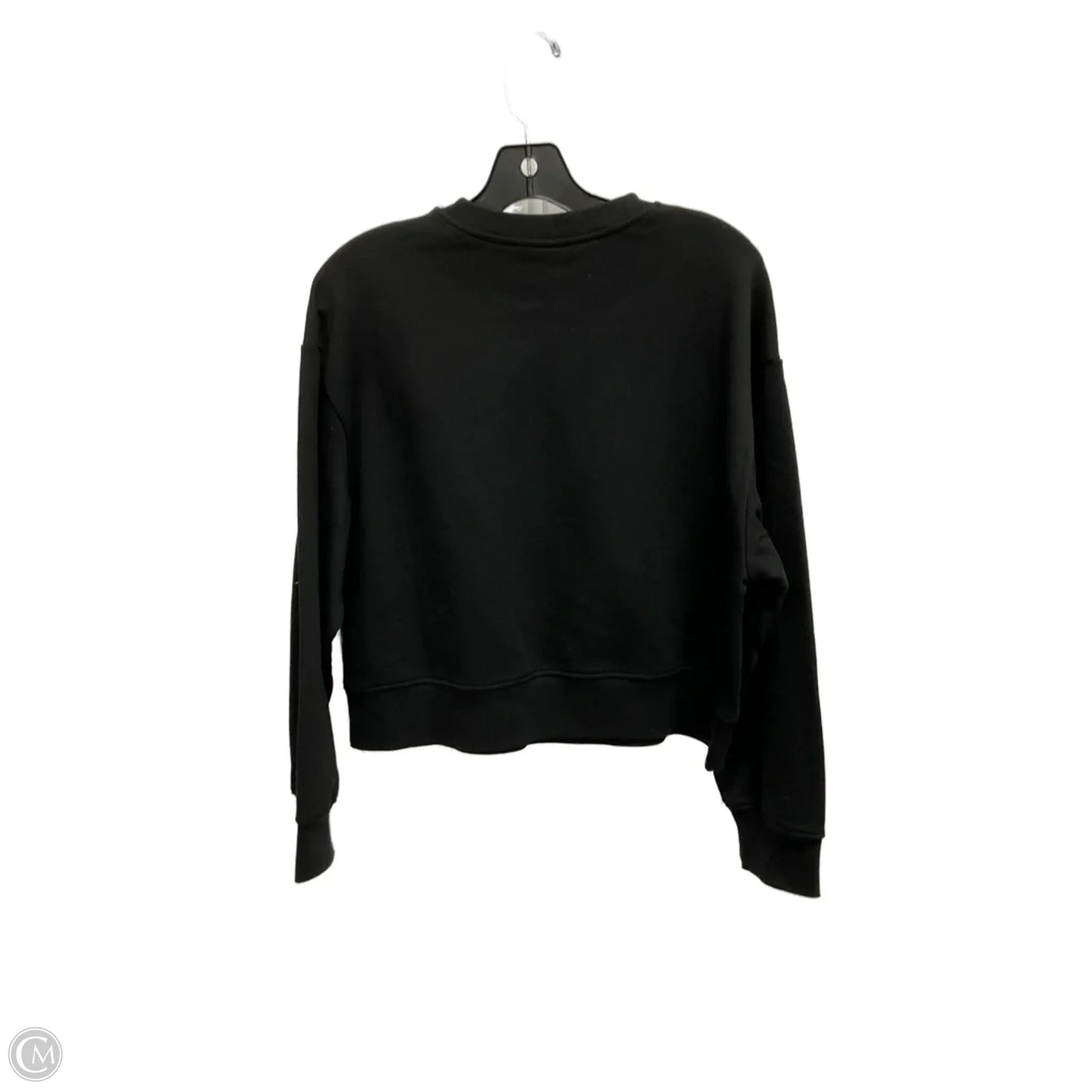 Sweatshirt Crewneck By Divided In Black & Gold, Size: S