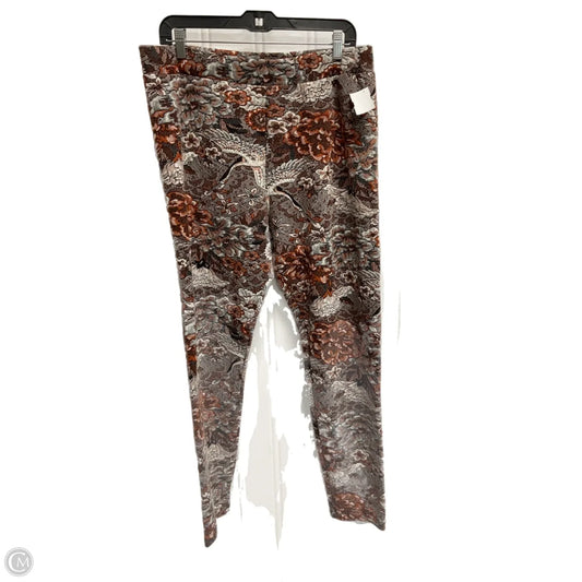 Pants Cropped By Soft Surroundings In Multi-colored, Size: Xl