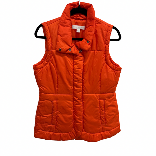 Vest Puffer & Quilted By New York And Co In Orange, Size: S