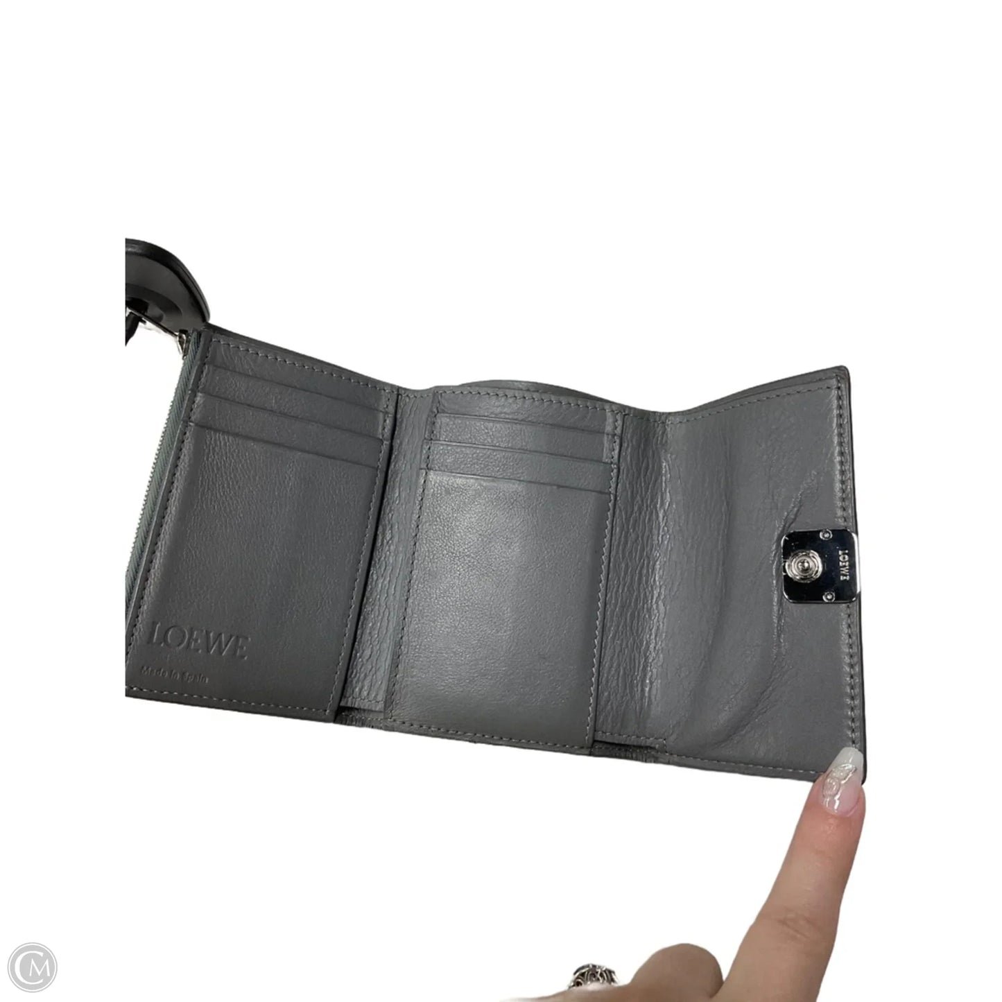 Anagram Trifold Wallet By Loewe, Size: Small