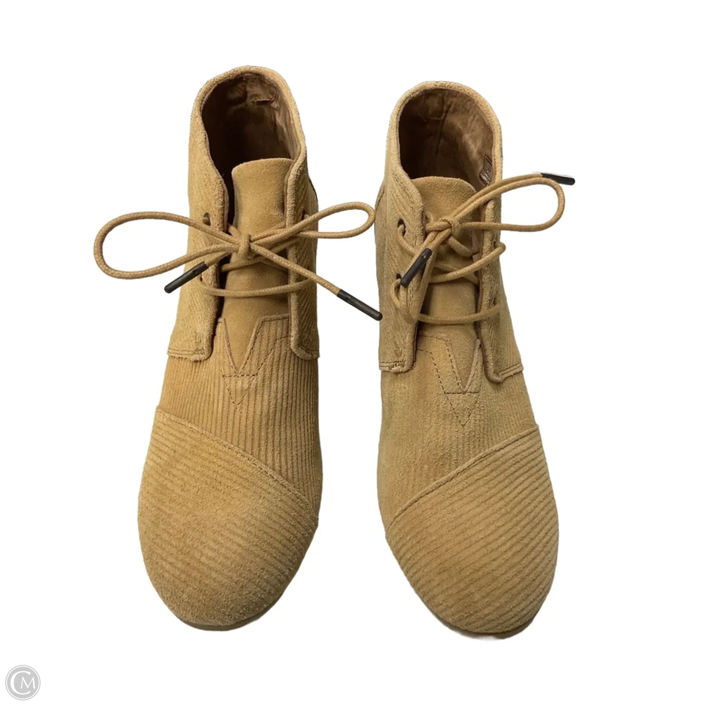 Boots Ankle Heels By Toms In Tan, Size: 11