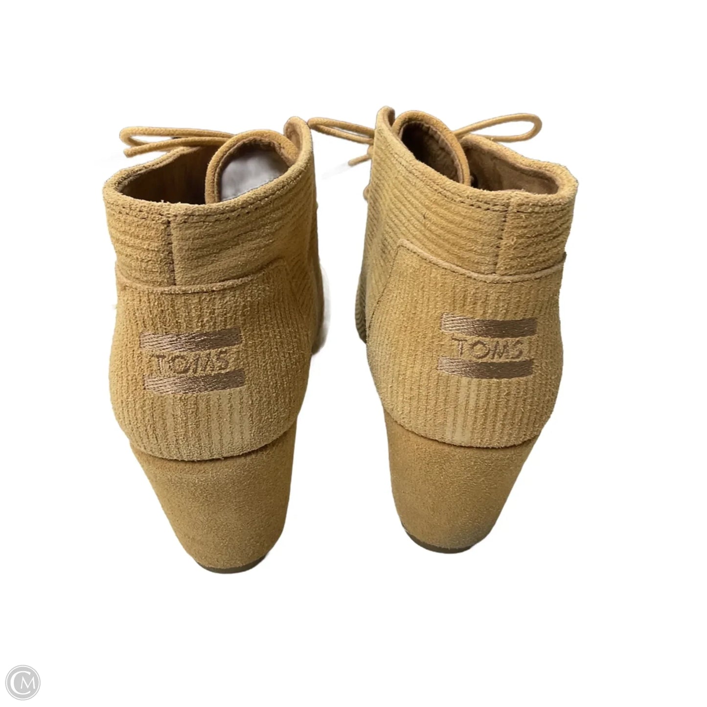 Boots Ankle Heels By Toms In Tan, Size: 11