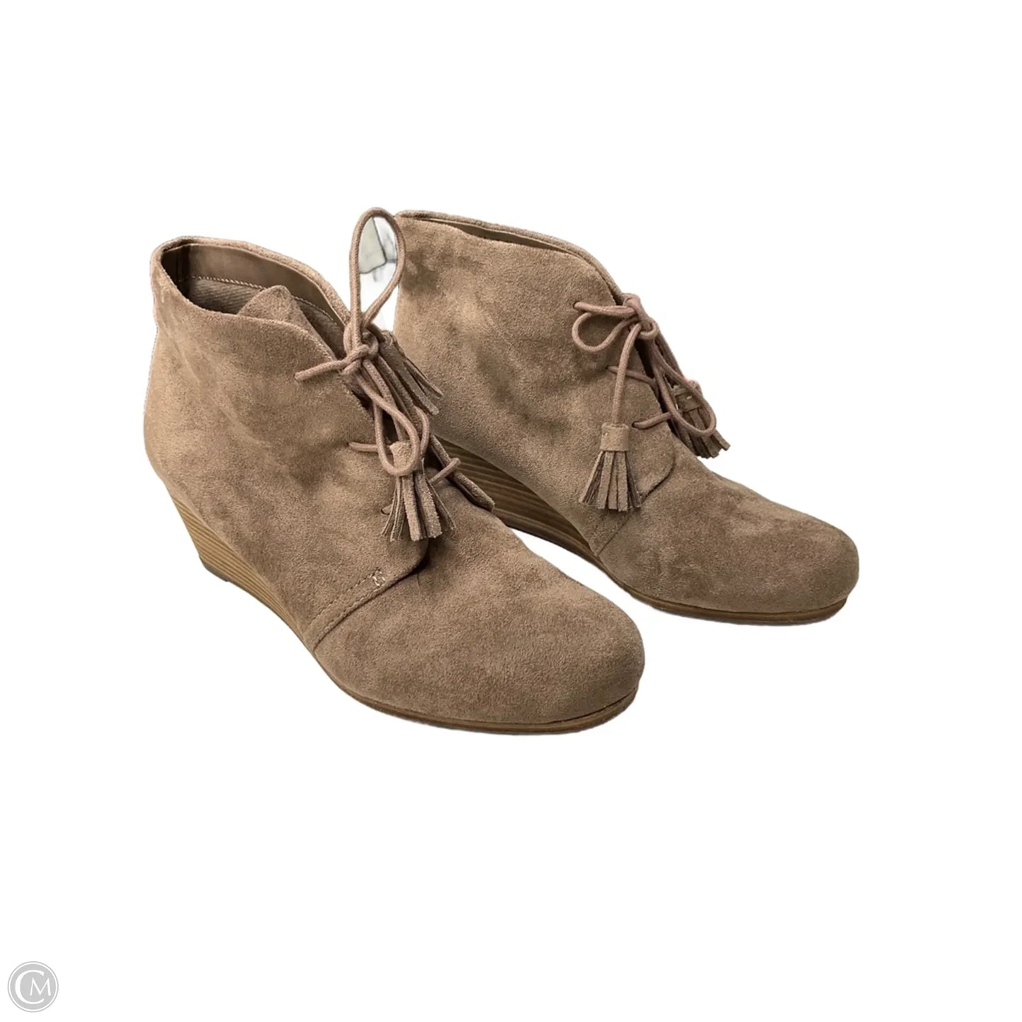 Boots Ankle Heels By Dr Scholls In Taupe, Size: 8.5