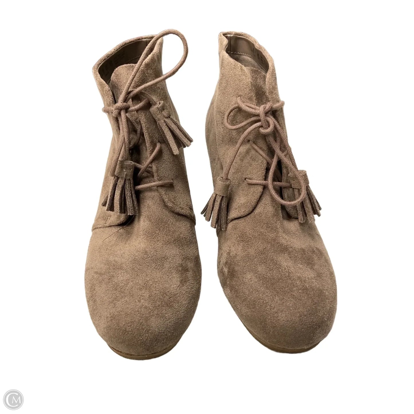 Boots Ankle Heels By Dr Scholls In Taupe, Size: 8.5