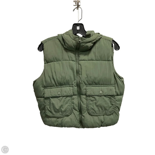 Vest Puffer & Quilted By Love Tree In Green, Size: S