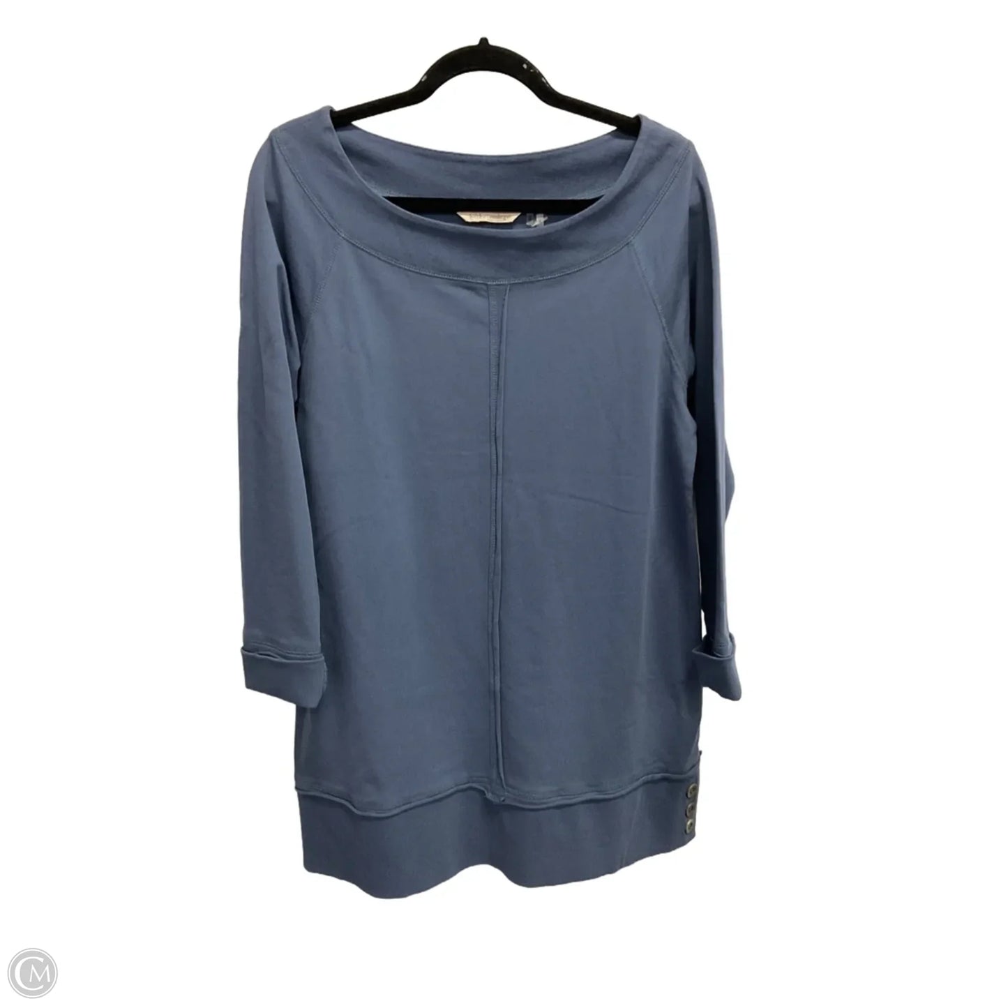 Tunic Long Sleeve By Soft Surroundings In Blue, Size: S