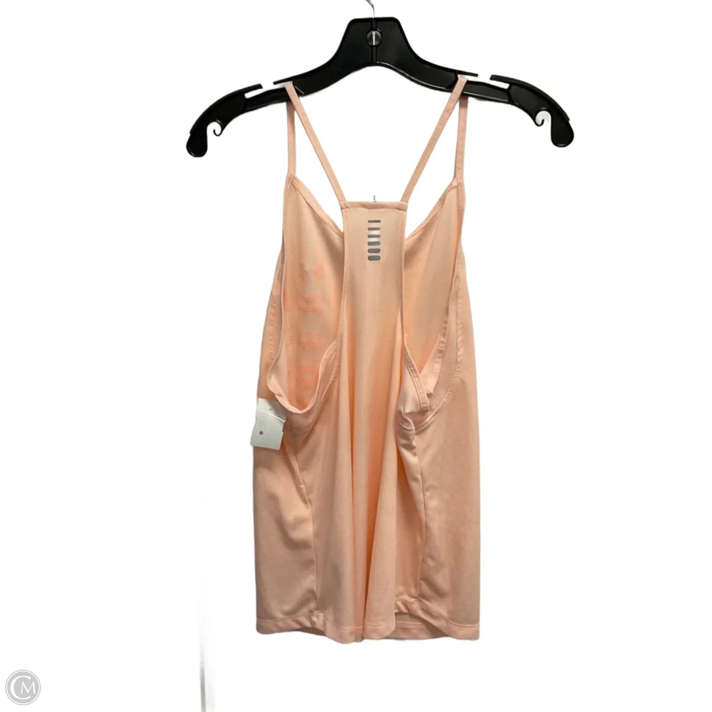 Athletic Tank Top By Under Armour In Peach, Size: L