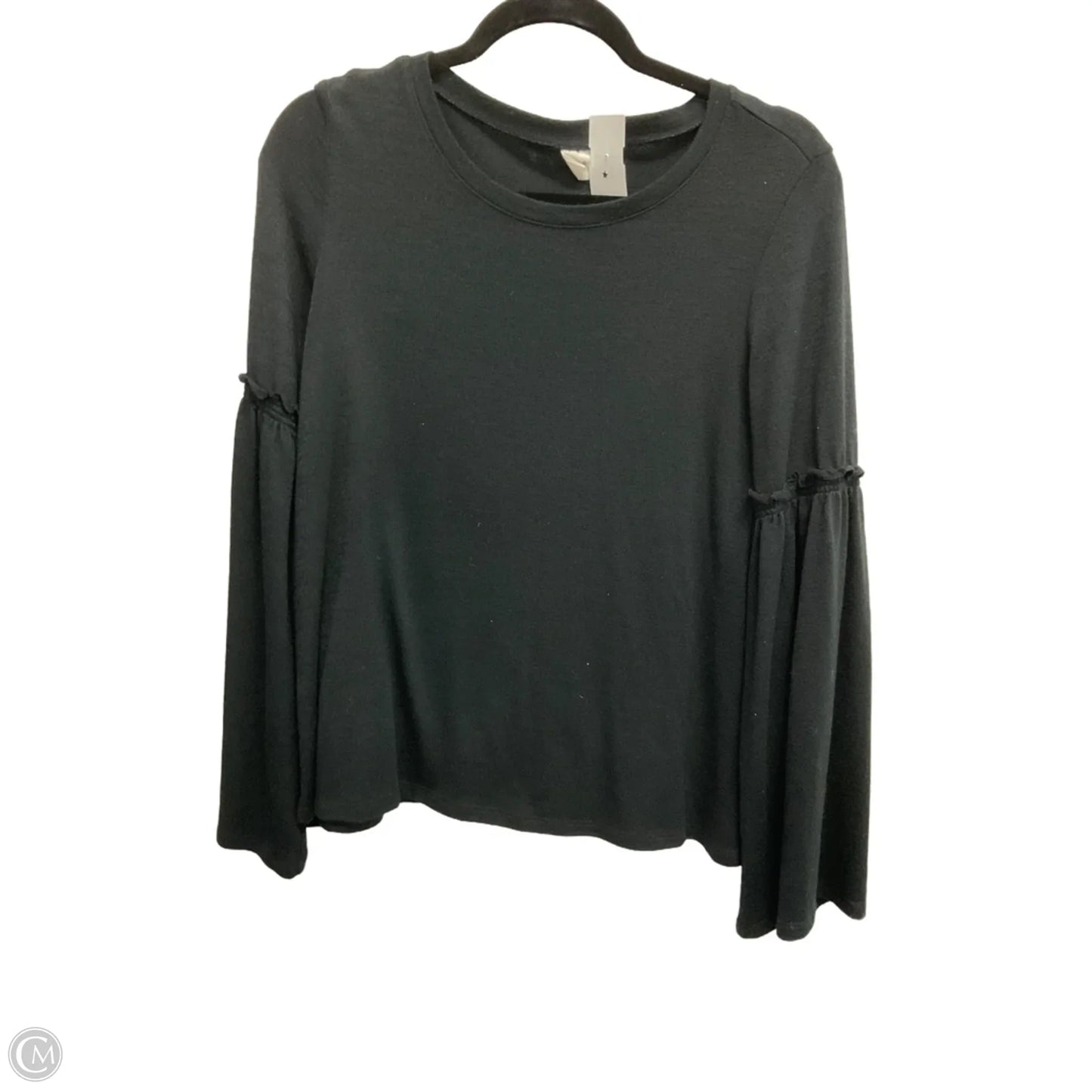 Top Long Sleeve By Gap In Black, Size: Xs