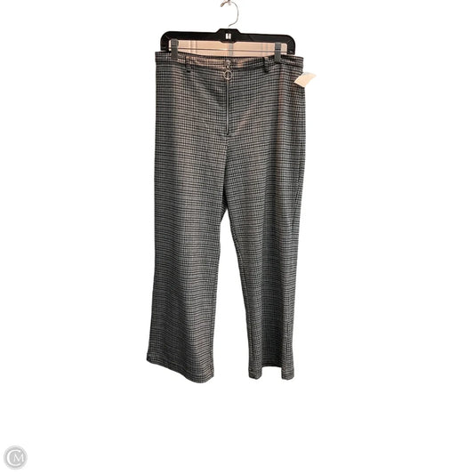 Pants Cropped By Wild Fable In Checkered Pattern, Size: L