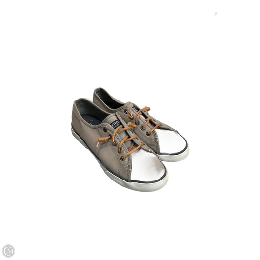 Shoes Athletic By Sperry In Grey, Size: 8