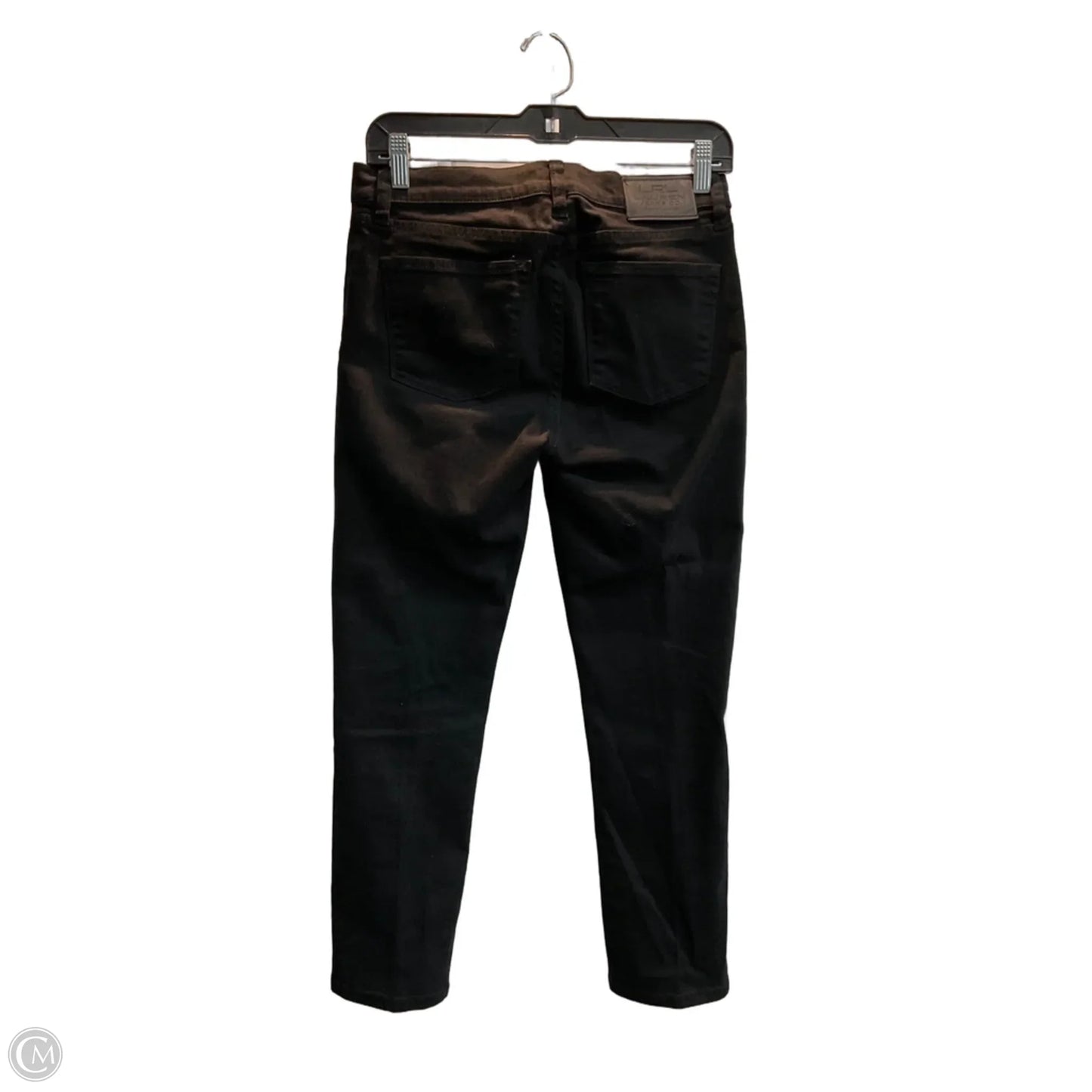 Jeans Cropped By Lauren By Ralph Lauren In Black, Size: 4