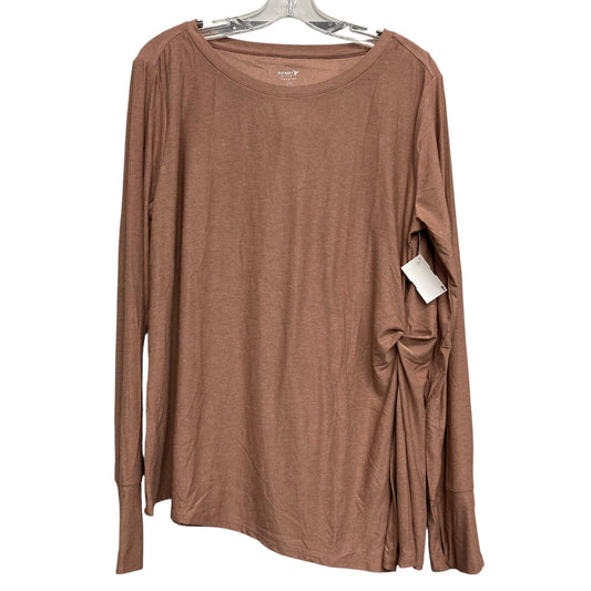 Athletic Top Ls Crewneck By Old Navy In Mauve, Size:L