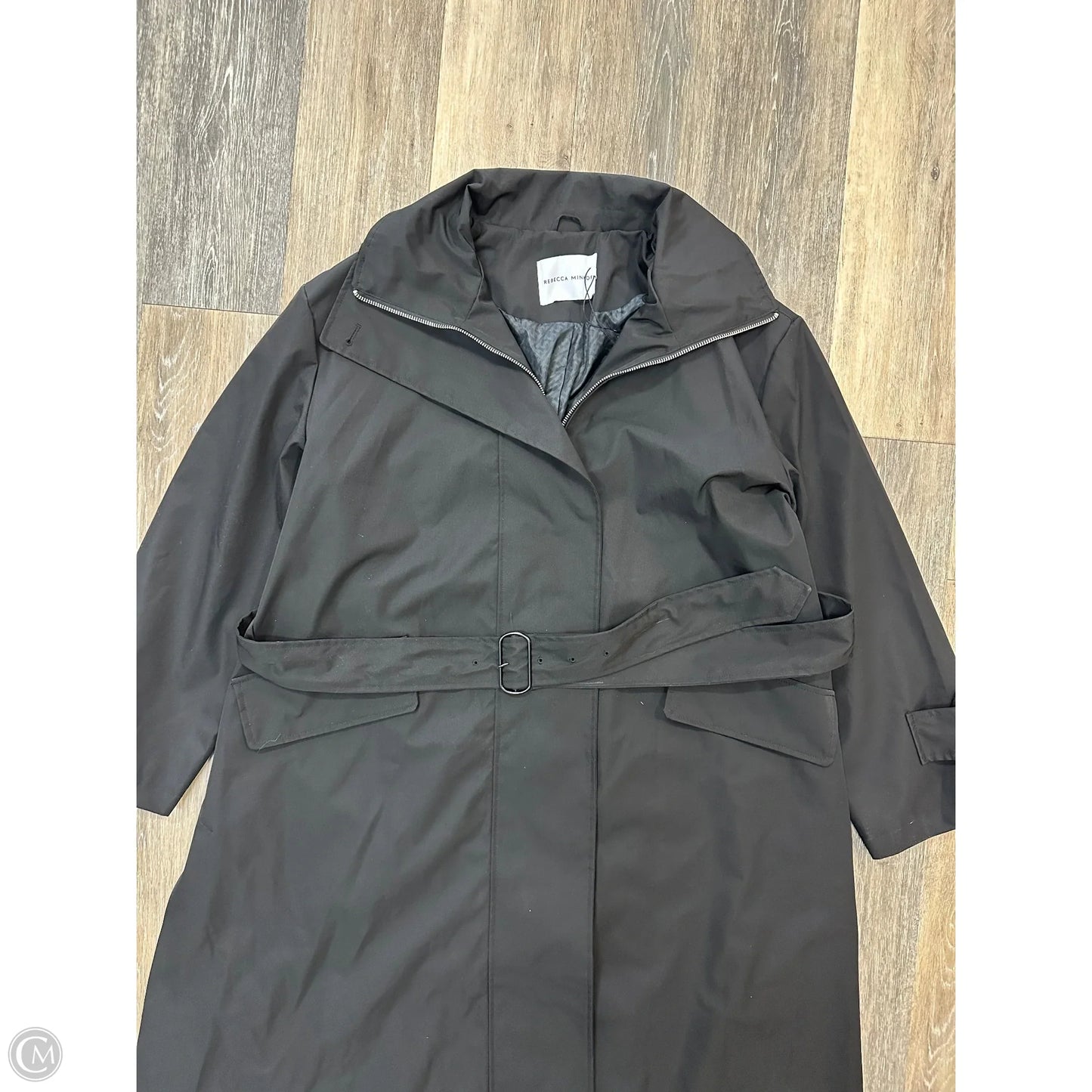 Coat Designer By Rebecca Minkoff In Black, Size: L