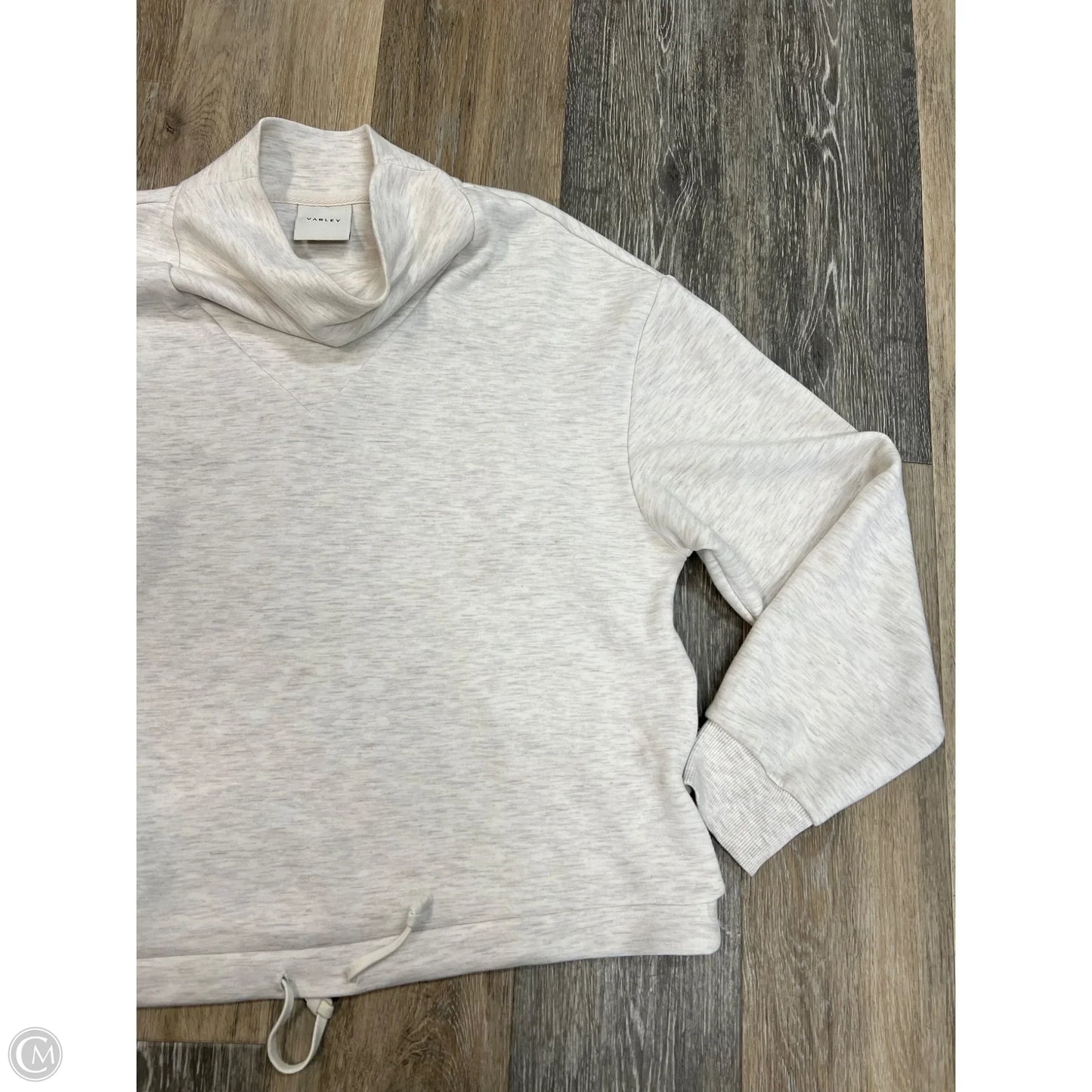 Athletic Sweatshirt Collar By Varley In Cream, Size: Xs