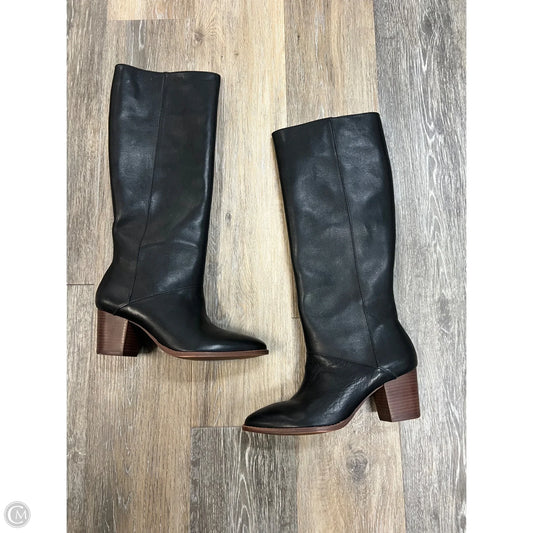 Boots Knee Heels By Madewell In Black, Size: 8