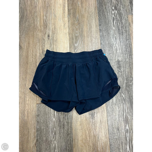 Athletic Shorts By Lululemon In Blue, Size: 4