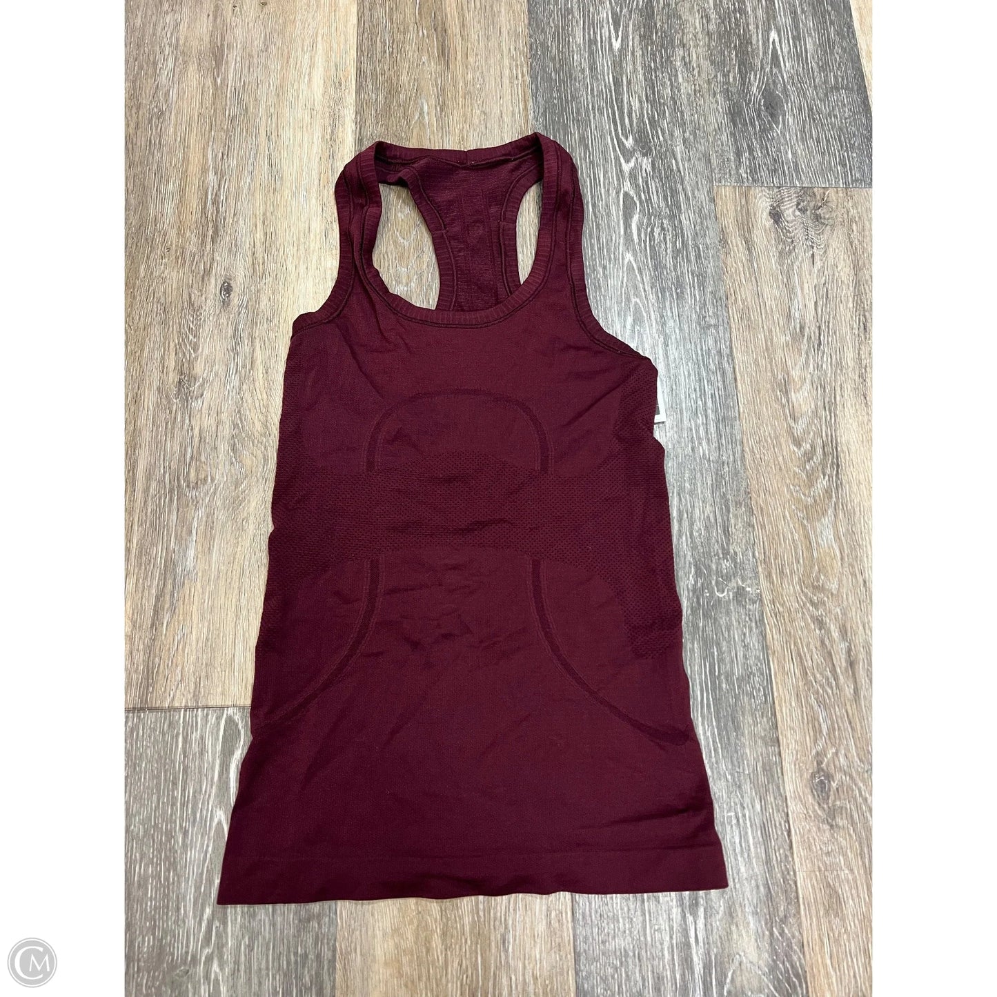 Athletic Tank Top By Lululemon In Maroon, Size: 2