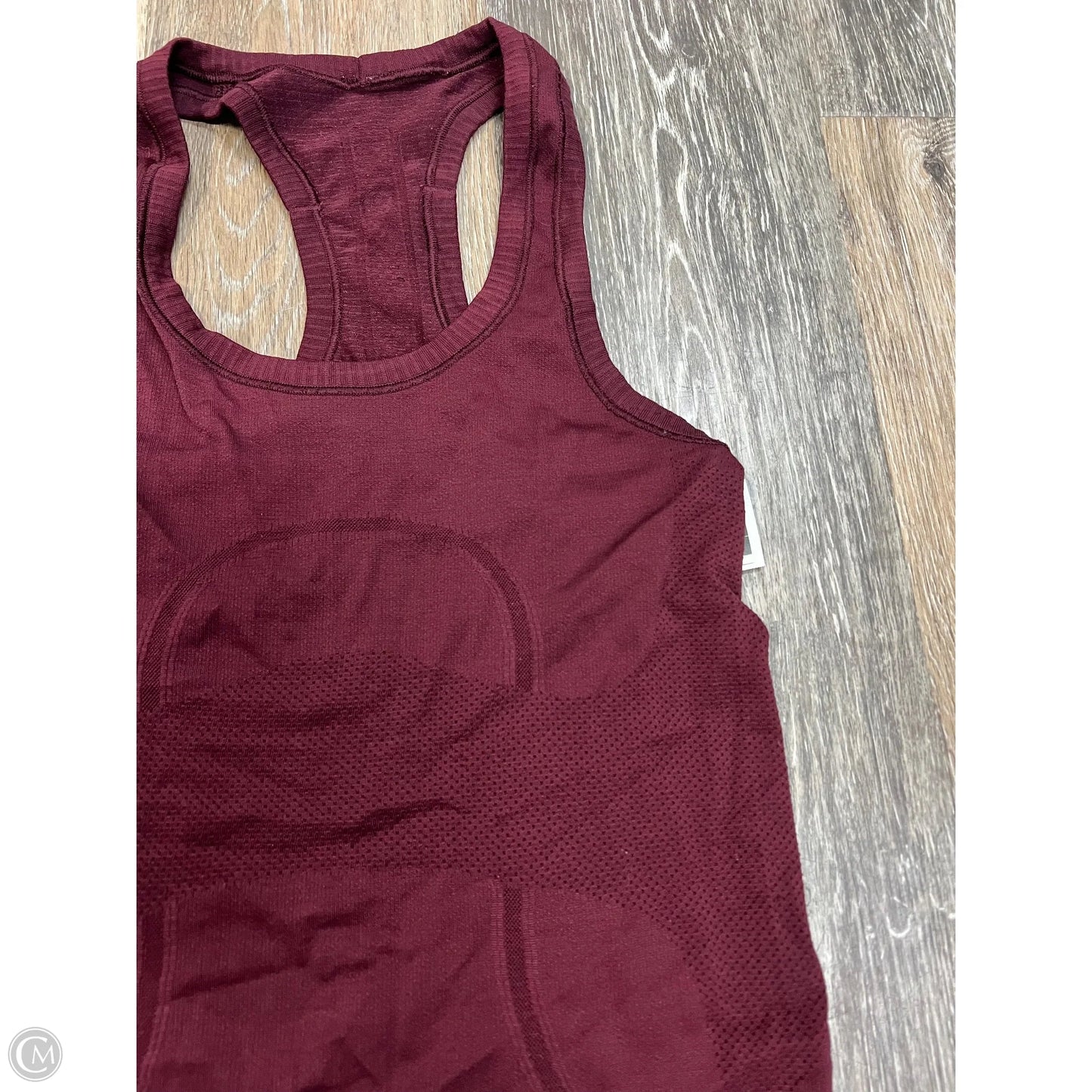 Athletic Tank Top By Lululemon In Maroon, Size: 2