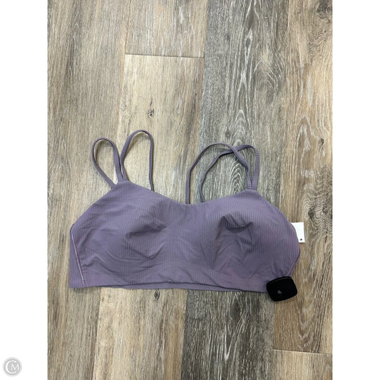 Athletic Bra By Lululemon In Purple, Size: M