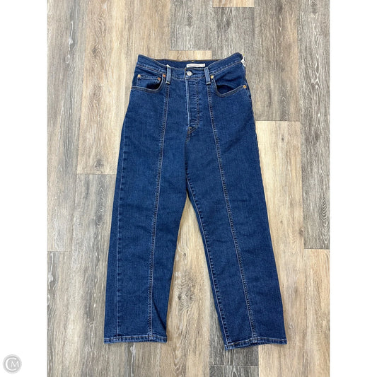 -Jeans Straight By Levis In Blue Denim, Size: 10