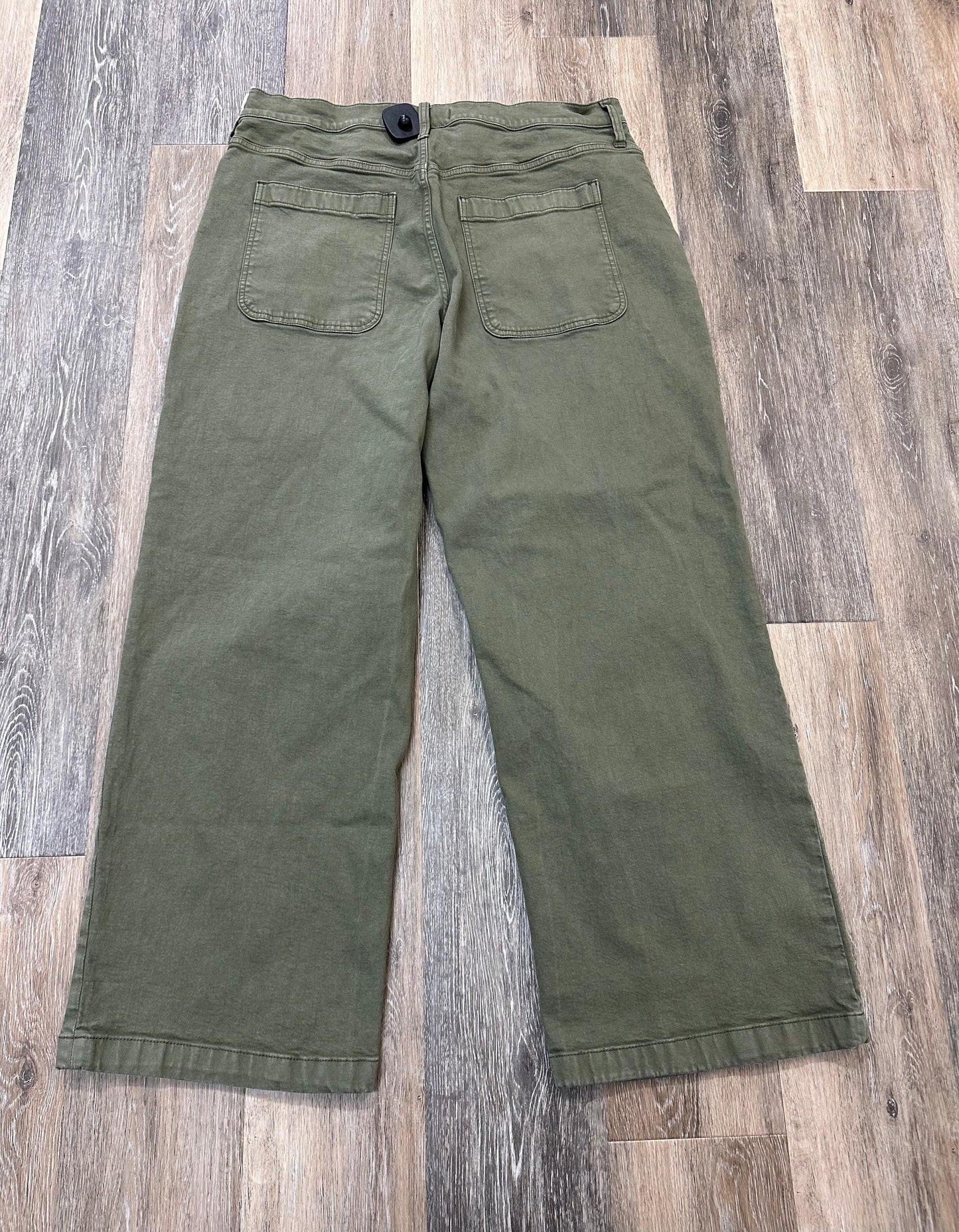 Pants Wide Leg By Madewell In Green, Size: 14