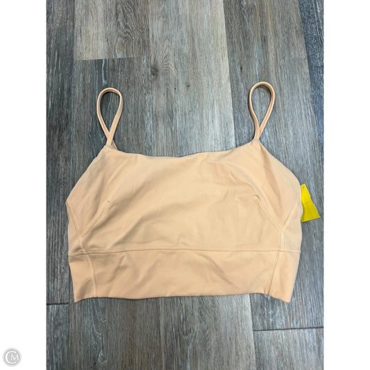Athletic Bra By Lululemon In Orange, Size: 12