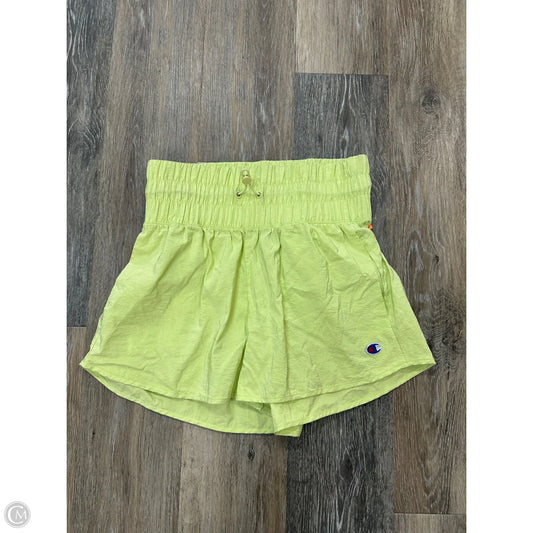 Athletic Shorts By Champion In Yellow, Size: M
