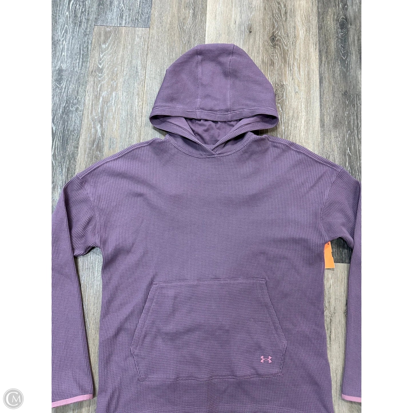 Athletic Sweatshirt Hoodie By Under Armour In Purple, Size: M