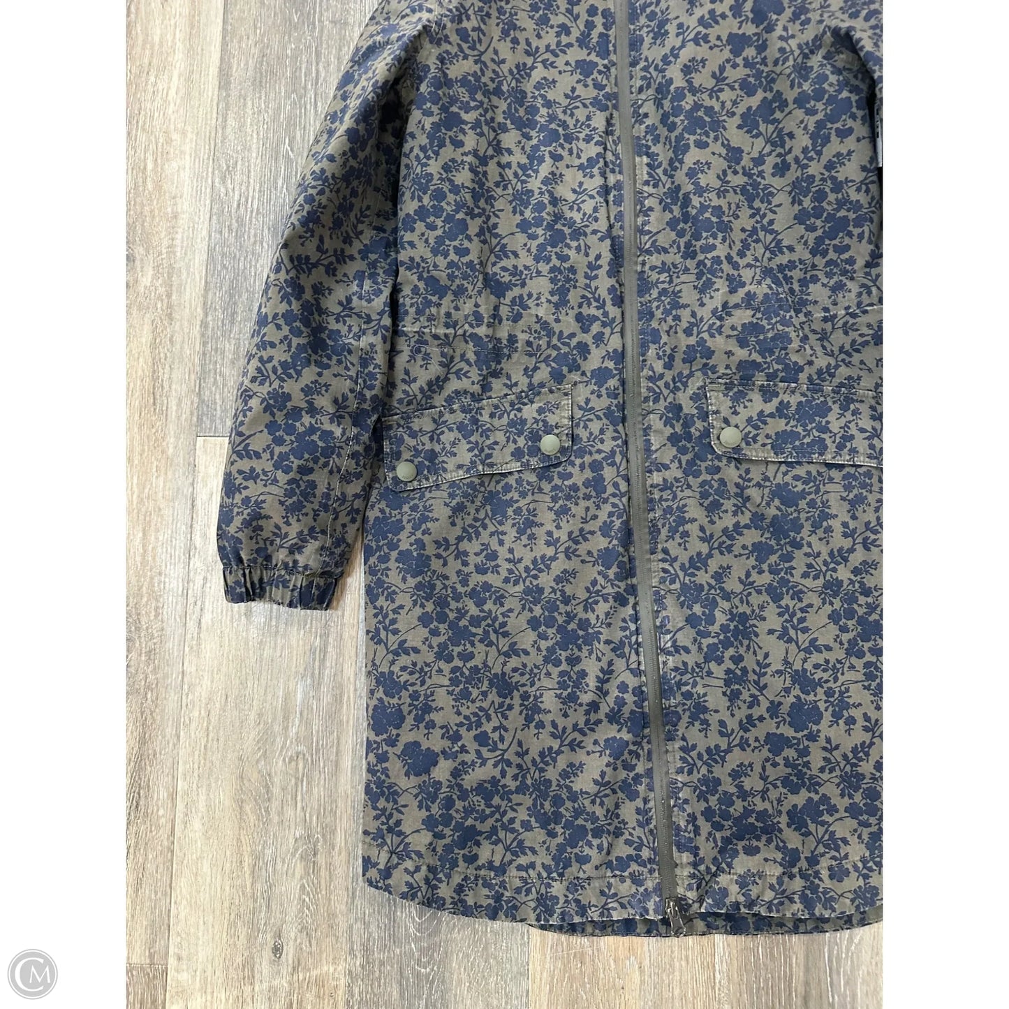 Coat Puffer & Quilted By Joules In Floral Print, Size: 4