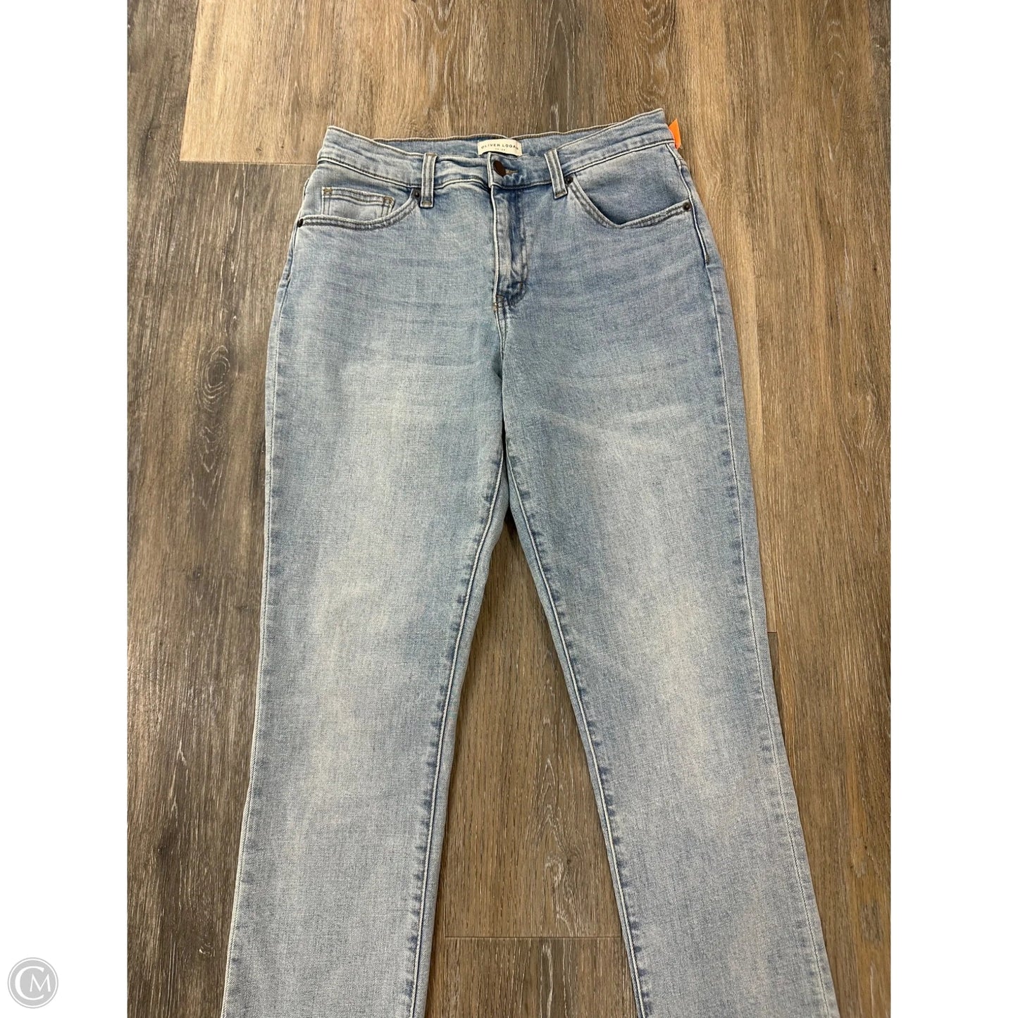 -Jeans Skinny By Oliver Logan In Blue Denim, Size: 6/28