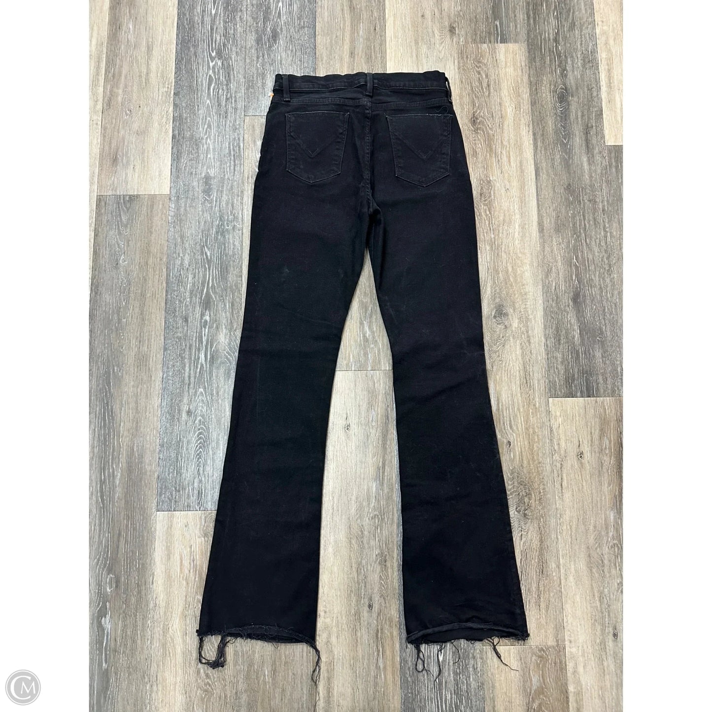 Jeans Boot Cut By Hudson In Black Denim, Size: 10