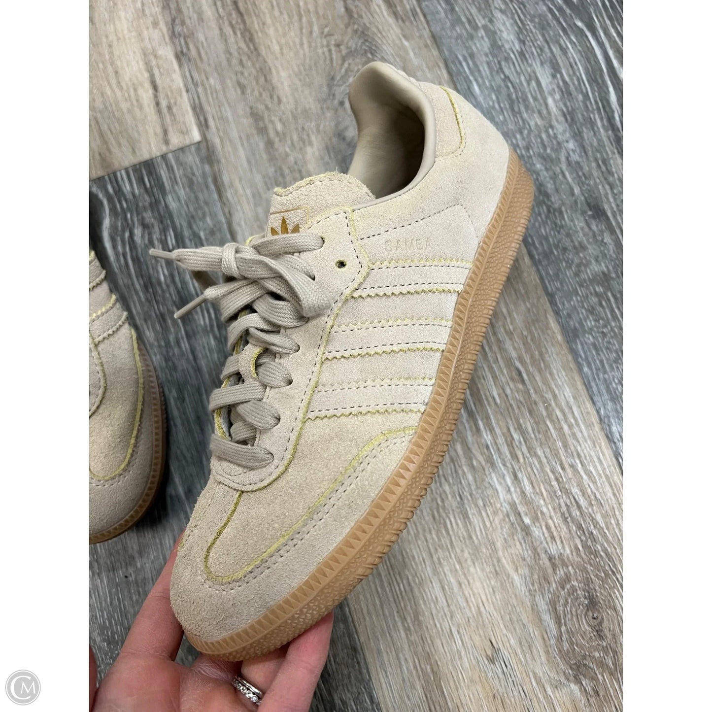 Shoes Sneakers By Adidas In Cream, Size: 6