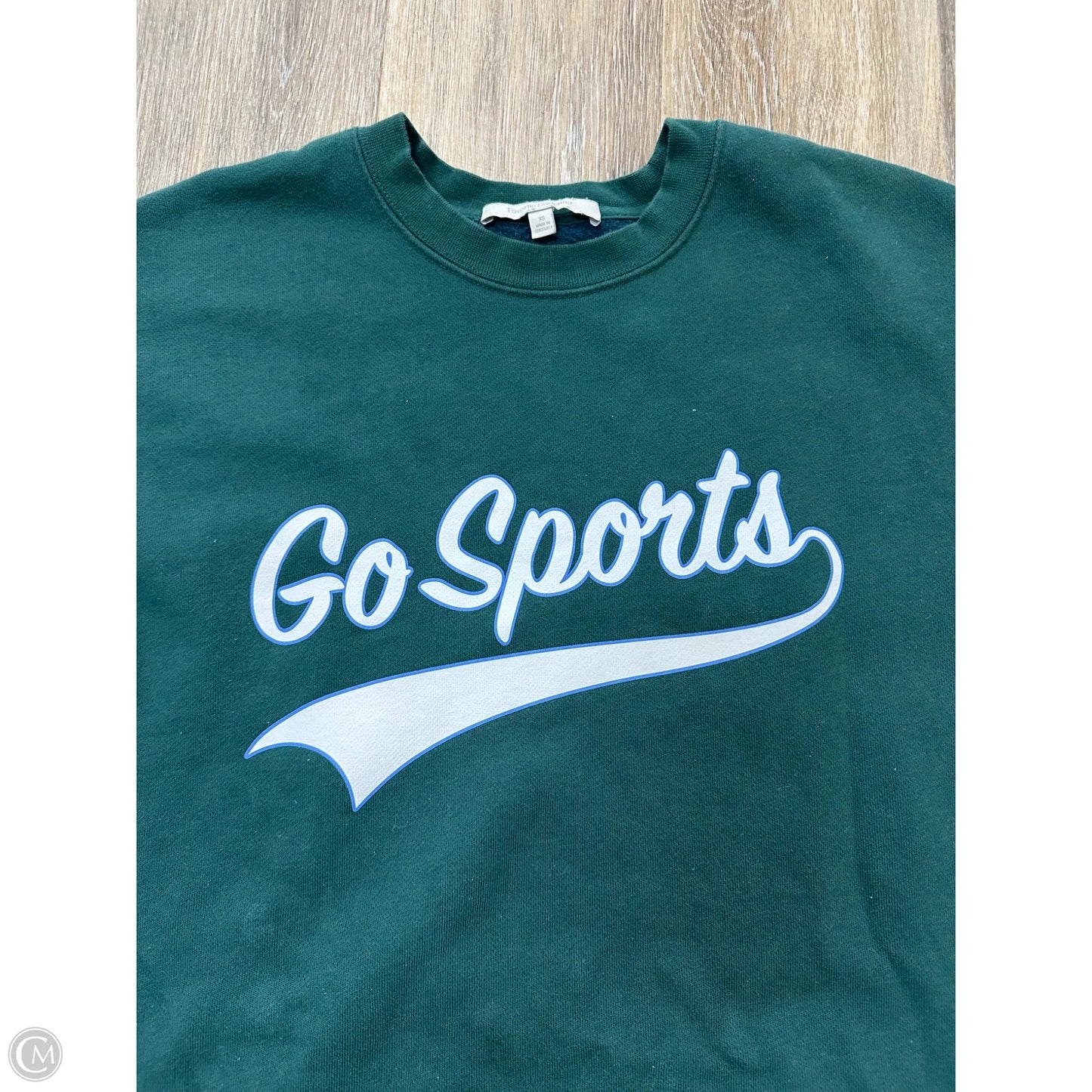Sweatshirt Crewneck By Favorite Daughter In Green, Size: Xs