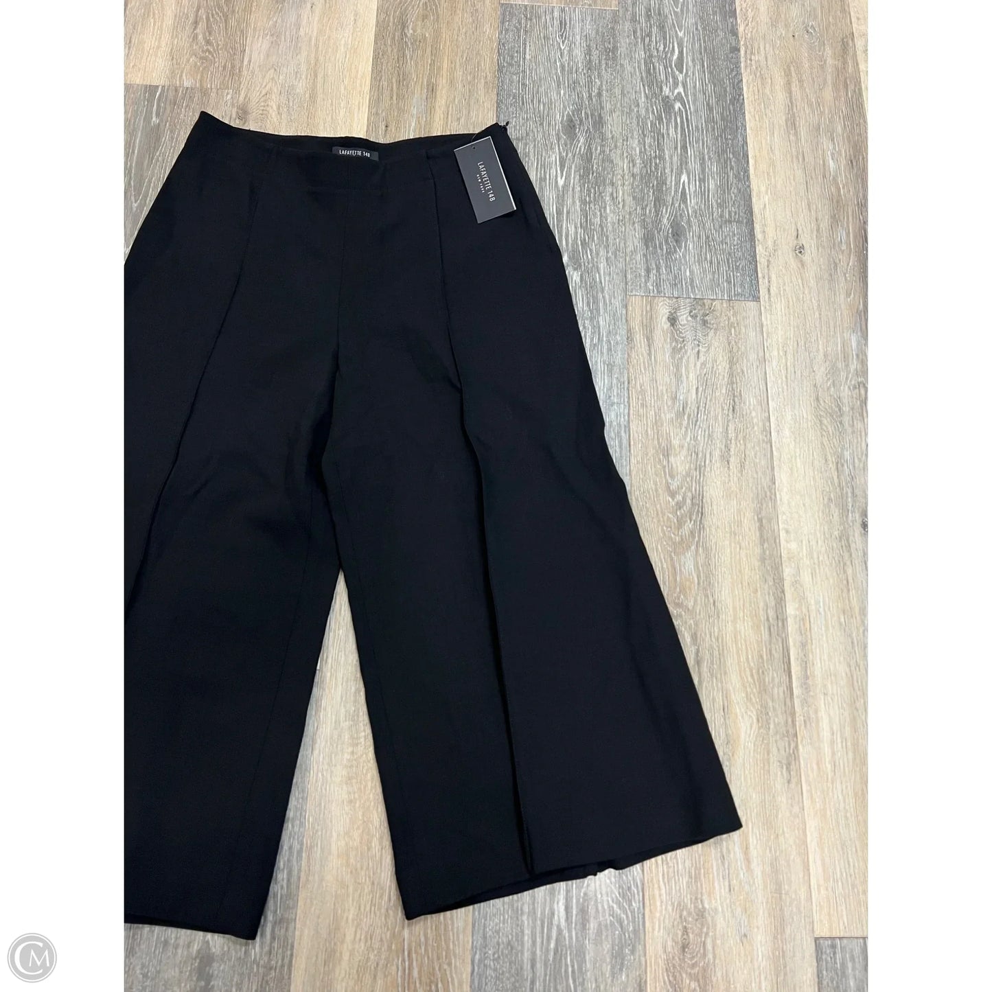 Capris Designer By Lafayette 148 In Black, Size: 4
