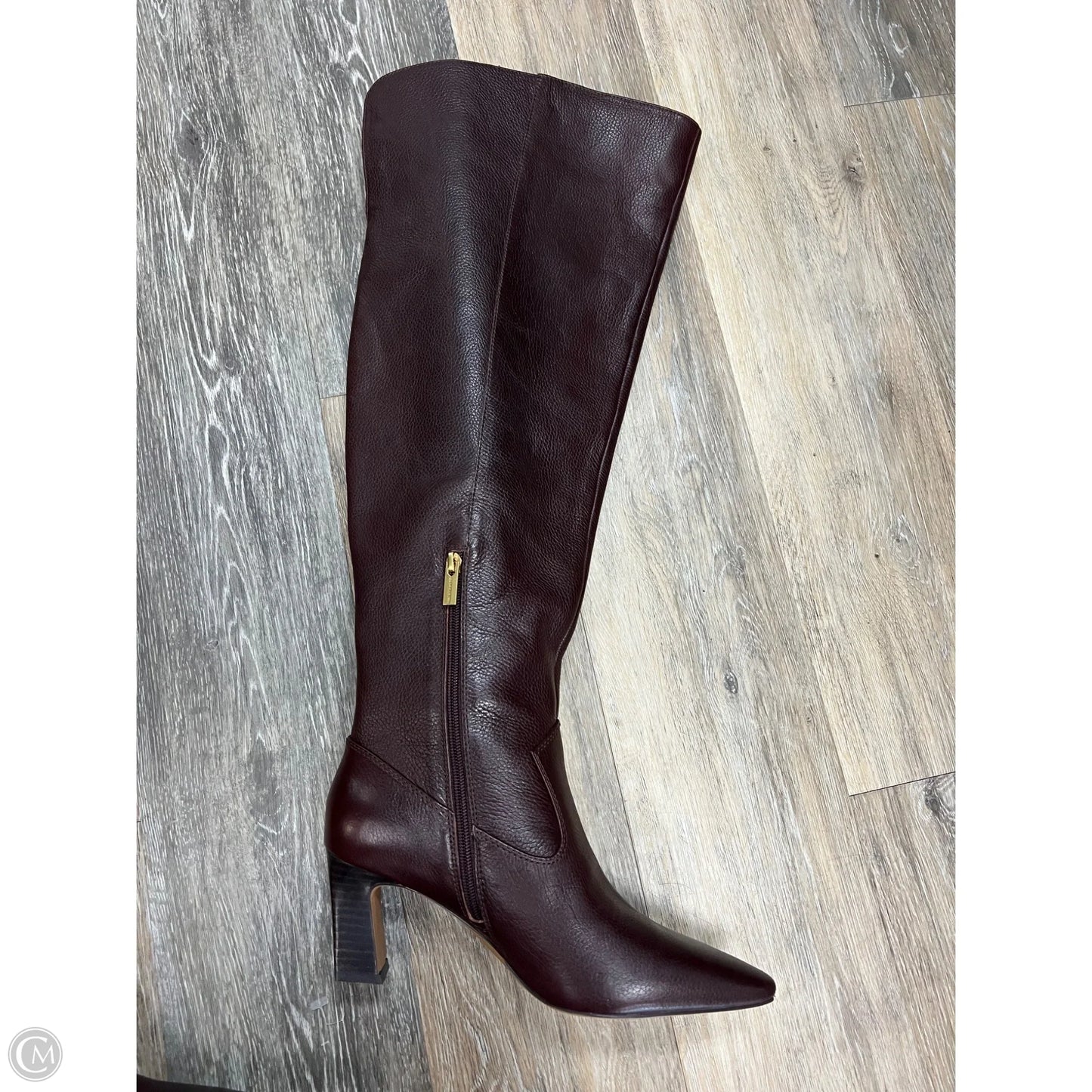 Boots Knee Heels By Vince Camuto In Brown, Size: 9