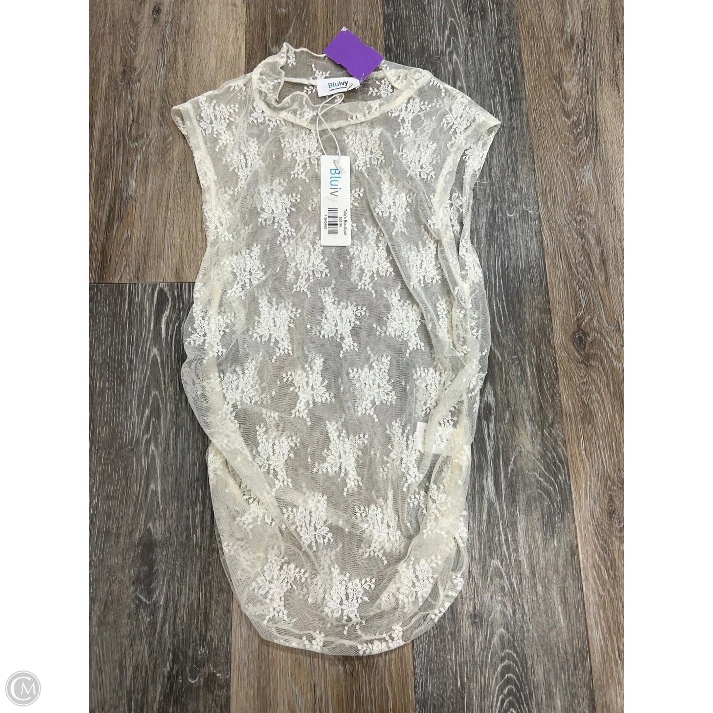 Tank Top By Bluivy In White, Size: S