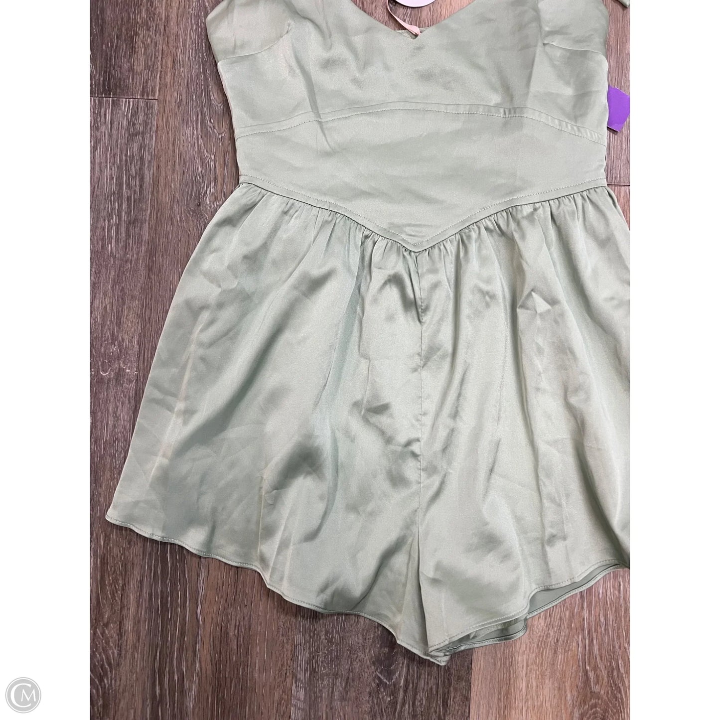 Romper By More to Come In Green, Size: S