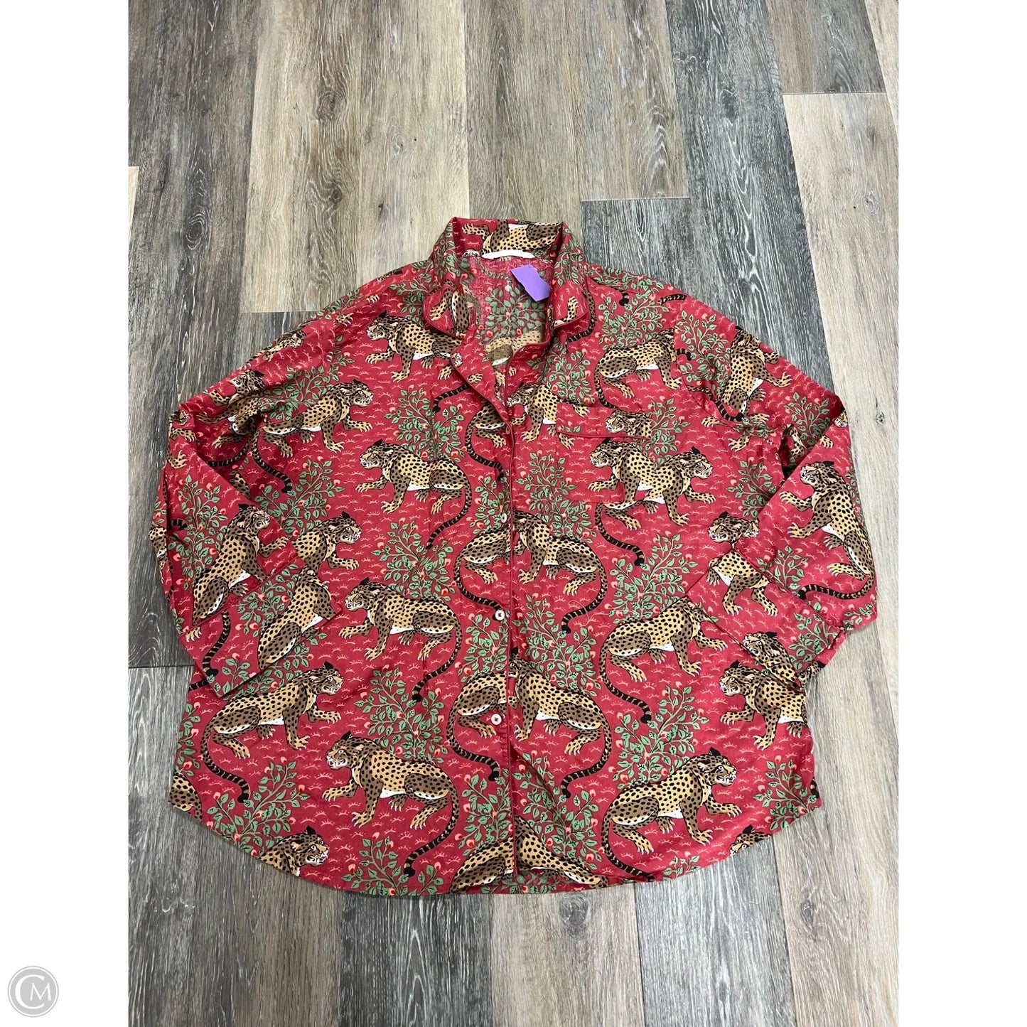 Pajamas 2pc By Printfresh In Red, Size: 3x