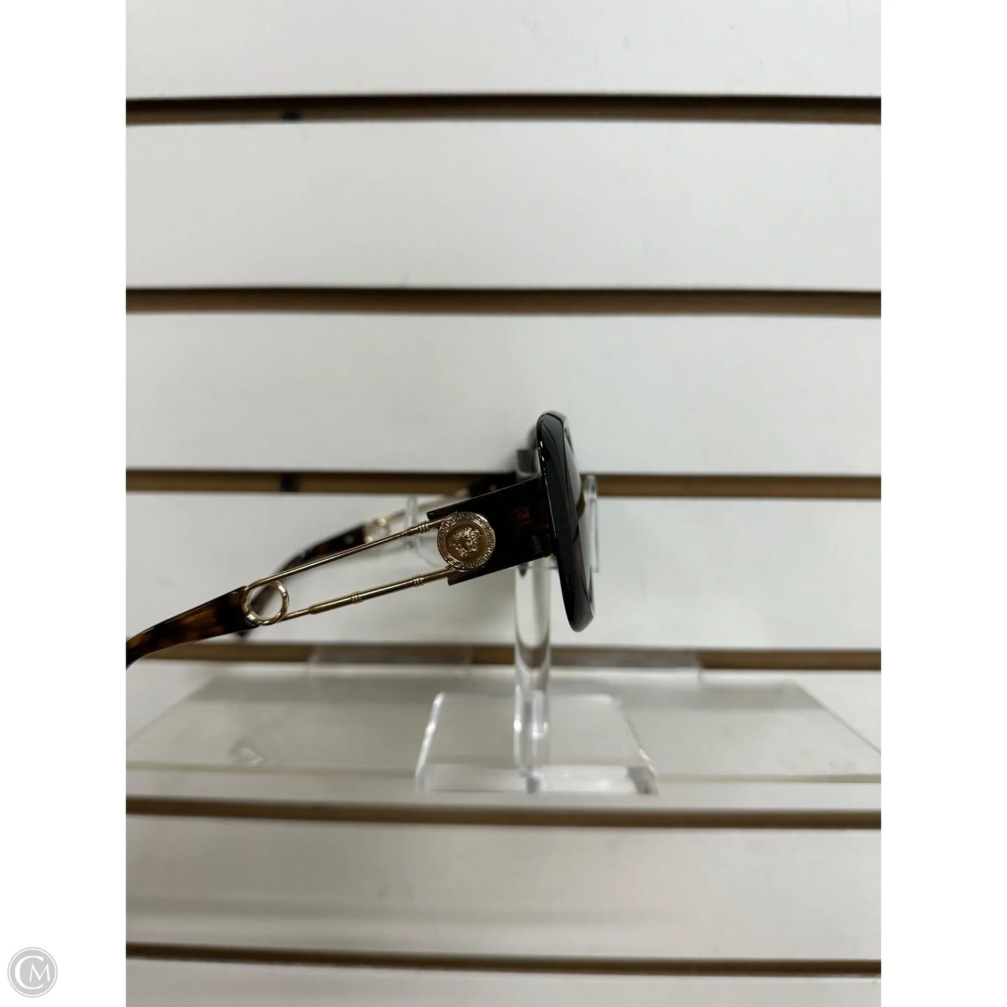 Sunglasses Luxury Designer By Versace, Size: