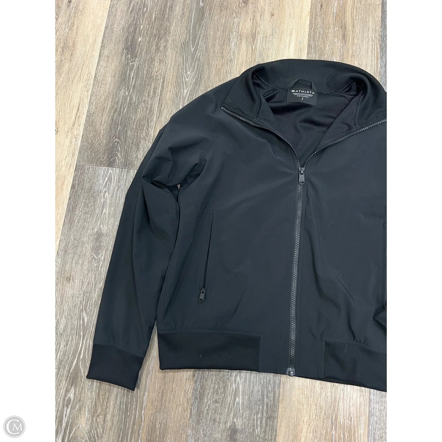 Athletic Jacket By Athleta In Black, Size: S