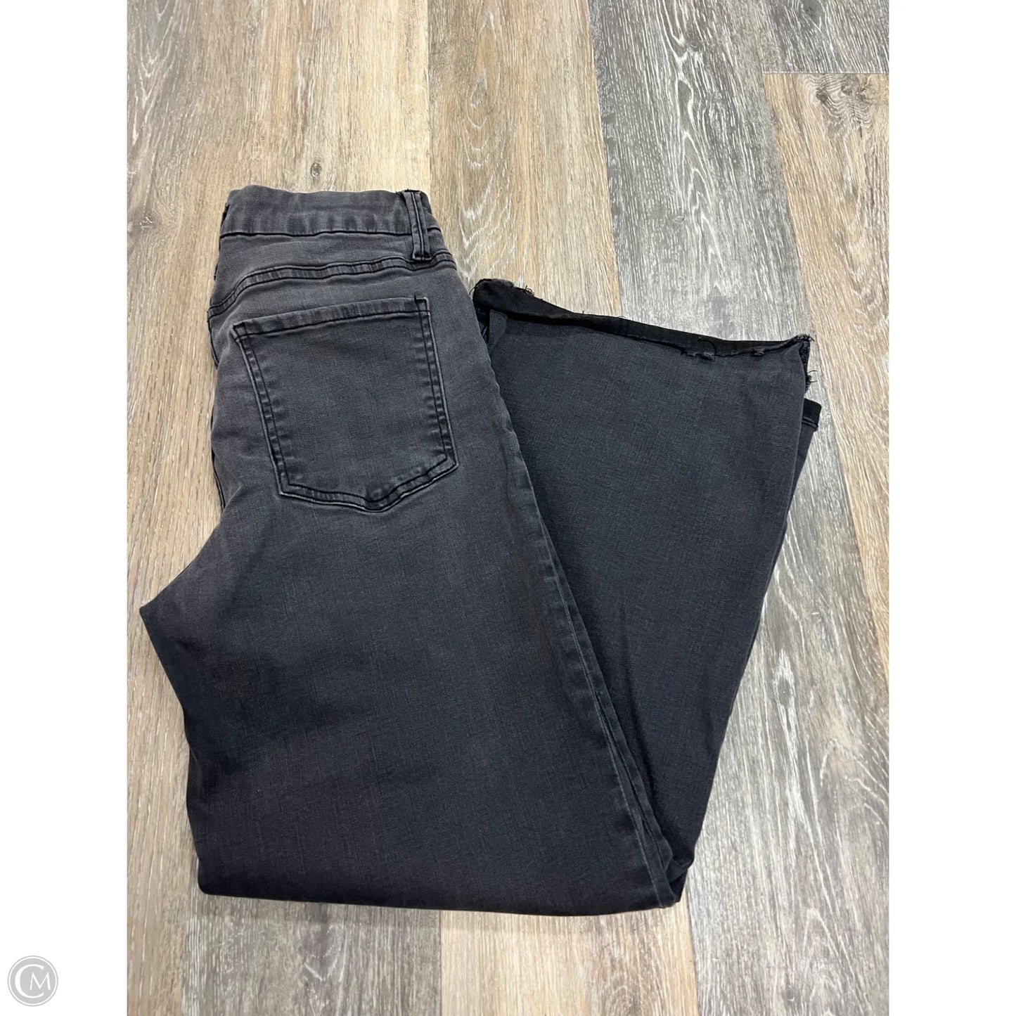 Jeans Wide Leg By Kut In Grey Denim, Size: 8