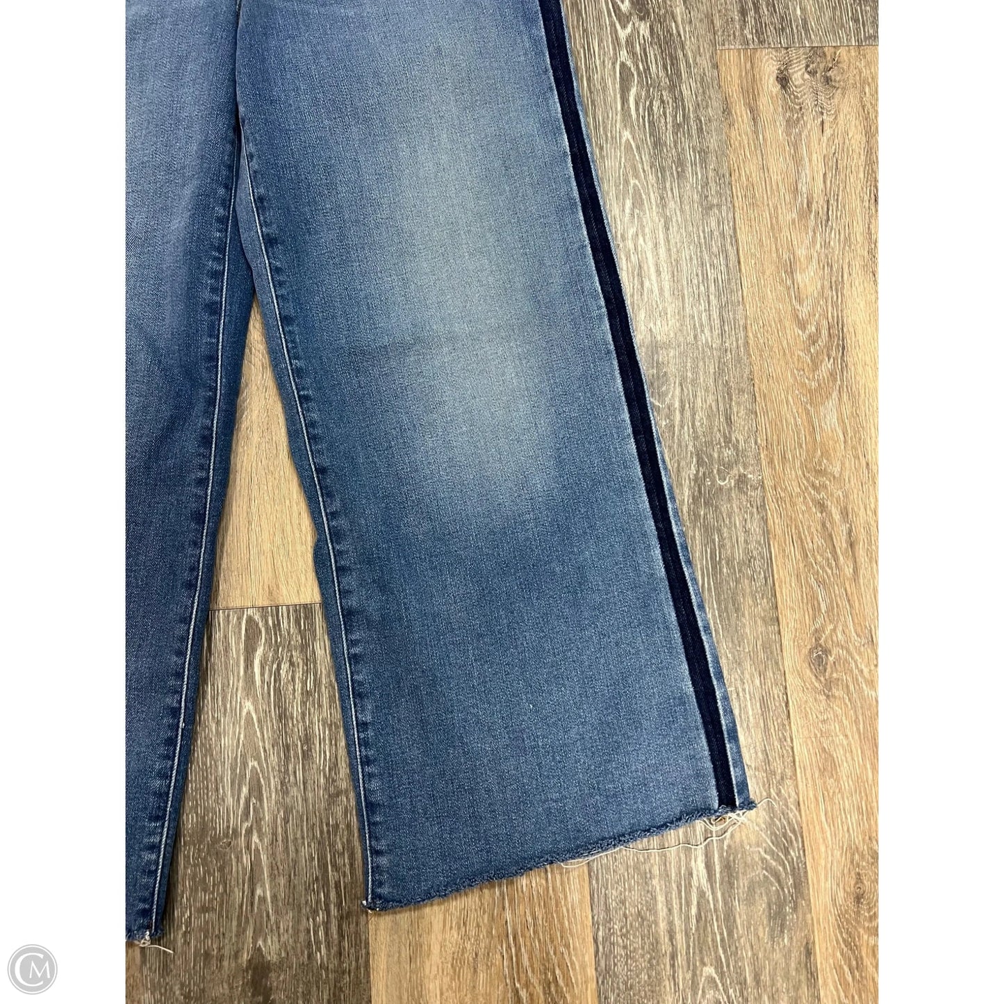 Jeans Wide Leg By Good American In Blue Denim, Size: 10