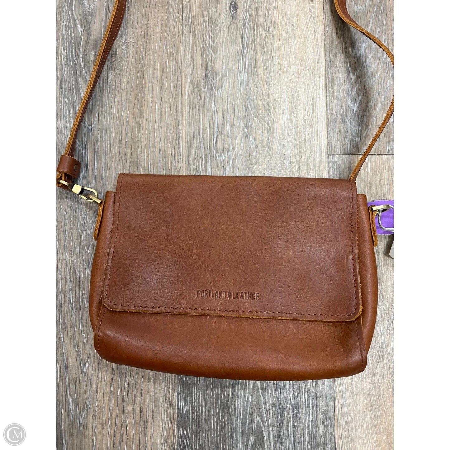 Crossbody Leather By Portland Leather, Size: Medium