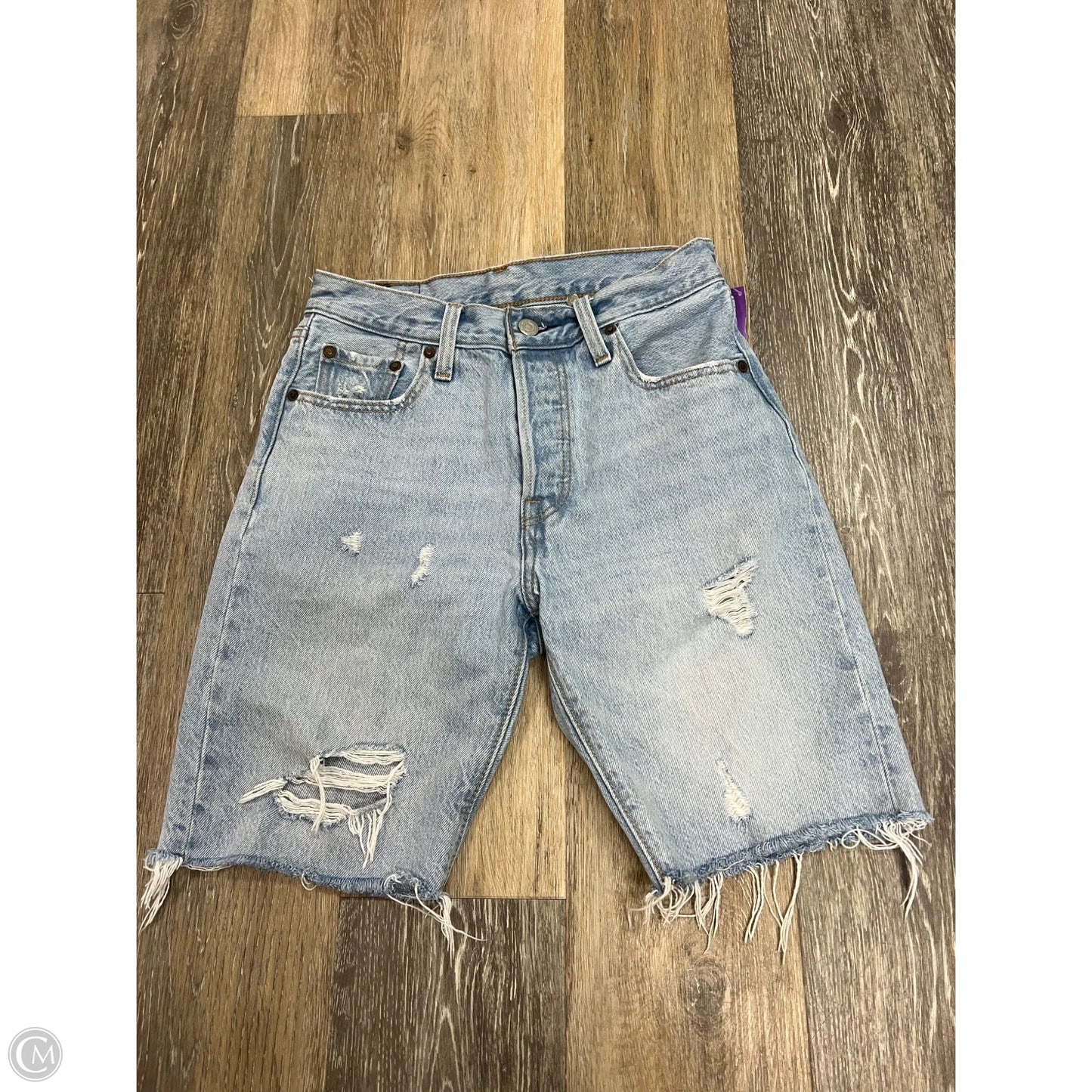 Shorts By Levis In Blue Denim, Size: 1/25