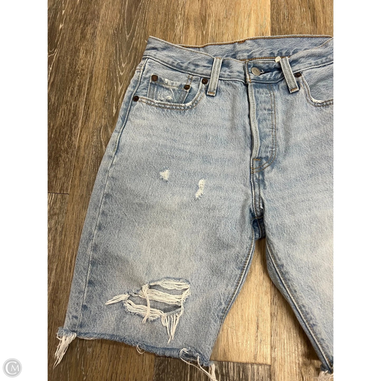 Shorts By Levis In Blue Denim, Size: 1/25